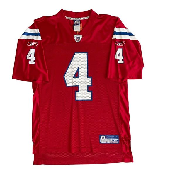 Reebok Other - Reebok ADAM VINATIERI No. 4 NEW ENGLAND PATRIOTS On-Field (M) Jersey RED